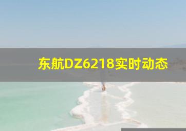 东航DZ6218实时动态