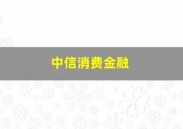 中信消费金融