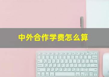 中外合作学费怎么算