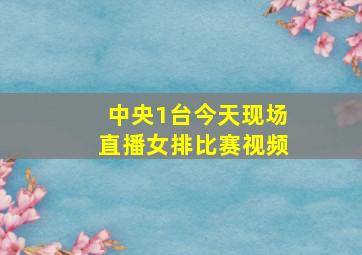 中央1台今天现场直播女排比赛视频