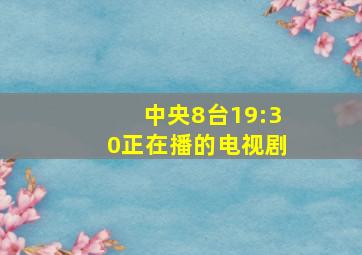 中央8台19:30正在播的电视剧