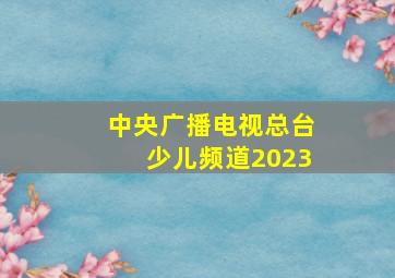 中央广播电视总台少儿频道2023