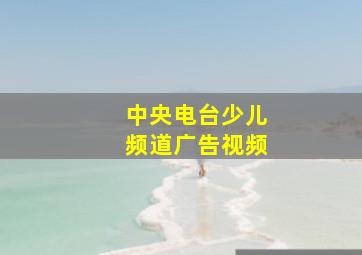 中央电台少儿频道广告视频