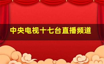 中央电视十七台直播频道