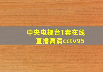 中央电视台1套在线直播高清cctv95