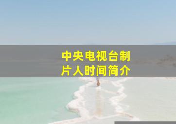 中央电视台制片人时间简介