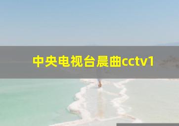 中央电视台晨曲cctv1