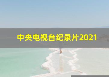 中央电视台纪录片2021