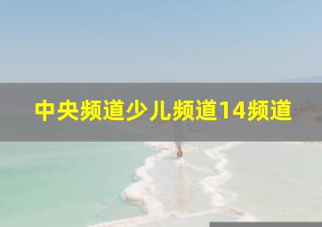 中央频道少儿频道14频道