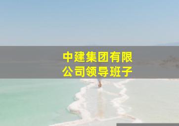 中建集团有限公司领导班子