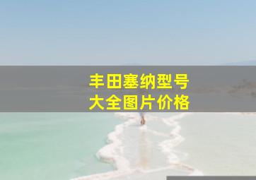 丰田塞纳型号大全图片价格