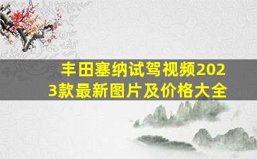 丰田塞纳试驾视频2023款最新图片及价格大全