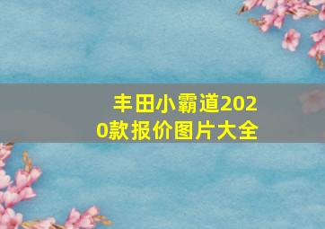 丰田小霸道2020款报价图片大全