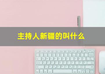 主持人新疆的叫什么