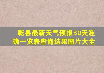 乾县最新天气预报30天准确一览表查询结果图片大全