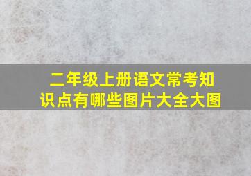 二年级上册语文常考知识点有哪些图片大全大图