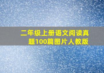 二年级上册语文阅读真题100篇图片人教版