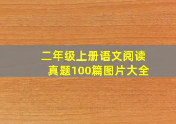 二年级上册语文阅读真题100篇图片大全