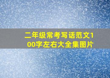 二年级常考写话范文100字左右大全集图片