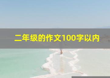 二年级的作文100字以内