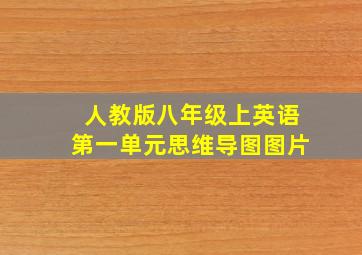 人教版八年级上英语第一单元思维导图图片