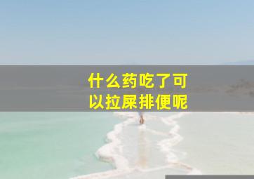 什么药吃了可以拉屎排便呢