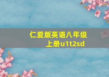 仁爱版英语八年级上册u1t2sd