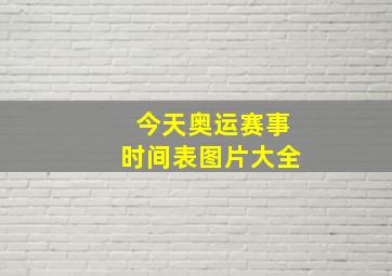 今天奥运赛事时间表图片大全