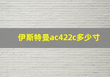 伊斯特曼ac422c多少寸