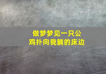 做梦梦见一只公鸡扑向我躺的床边