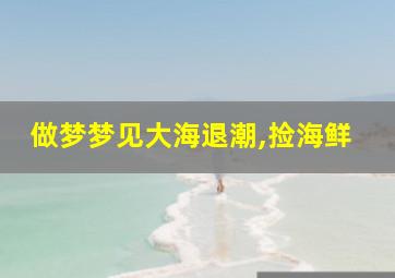 做梦梦见大海退潮,捡海鲜