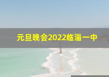 元旦晚会2022临淄一中