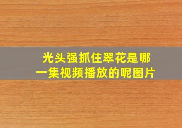 光头强抓住翠花是哪一集视频播放的呢图片