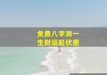 免费八字测一生财运起伏图