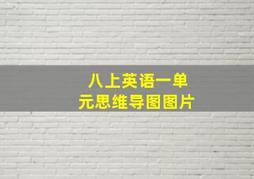 八上英语一单元思维导图图片