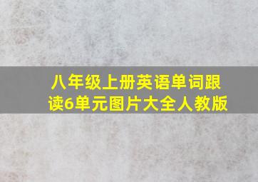 八年级上册英语单词跟读6单元图片大全人教版