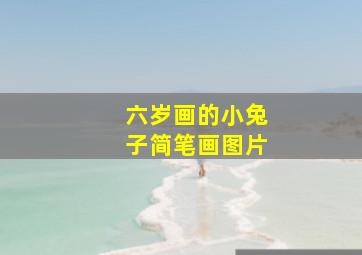 六岁画的小兔子简笔画图片