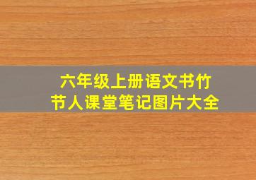 六年级上册语文书竹节人课堂笔记图片大全