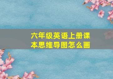 六年级英语上册课本思维导图怎么画