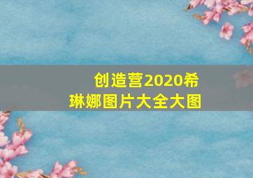 创造营2020希琳娜图片大全大图