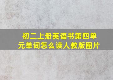 初二上册英语书第四单元单词怎么读人教版图片