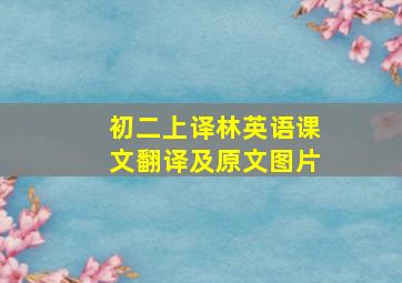 初二上译林英语课文翻译及原文图片