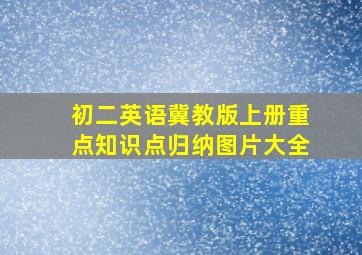 初二英语冀教版上册重点知识点归纳图片大全