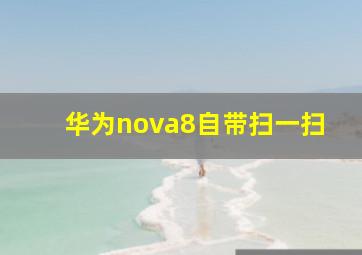 华为nova8自带扫一扫