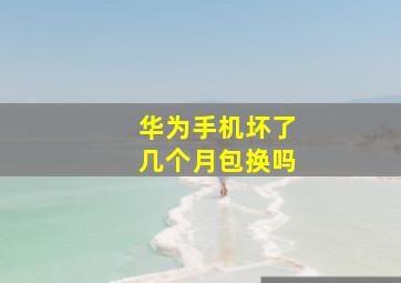 华为手机坏了几个月包换吗