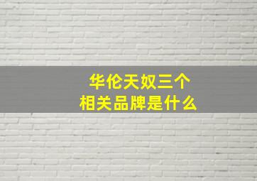 华伦天奴三个相关品牌是什么