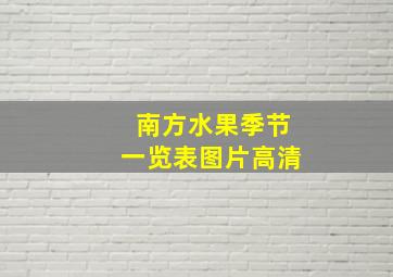 南方水果季节一览表图片高清