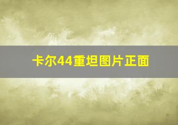 卡尔44重坦图片正面