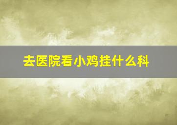 去医院看小鸡挂什么科