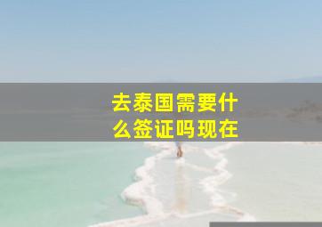 去泰国需要什么签证吗现在